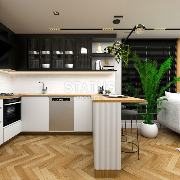 Апартаменты 1+1 в комплексе с инфраструктурой в 400м от моря в Тедже, Мезетли г. Мерсин. 43м2 фото 6