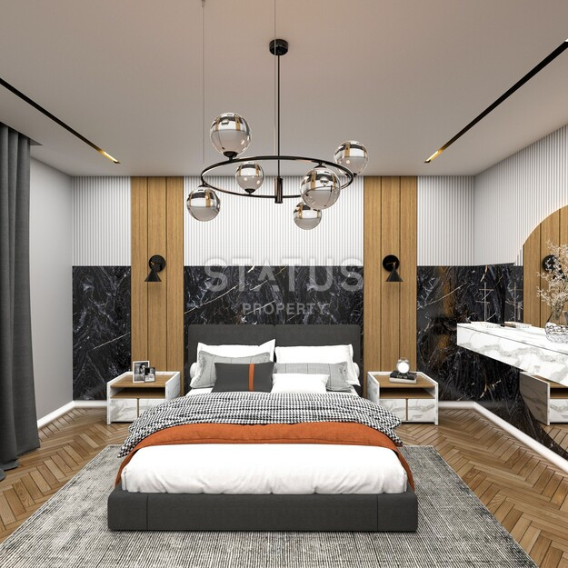 Апартаменты 1+1 в комплексе с инфраструктурой в 400м от моря в Тедже, Мезетли г. Мерсин. 43м2 фото 7