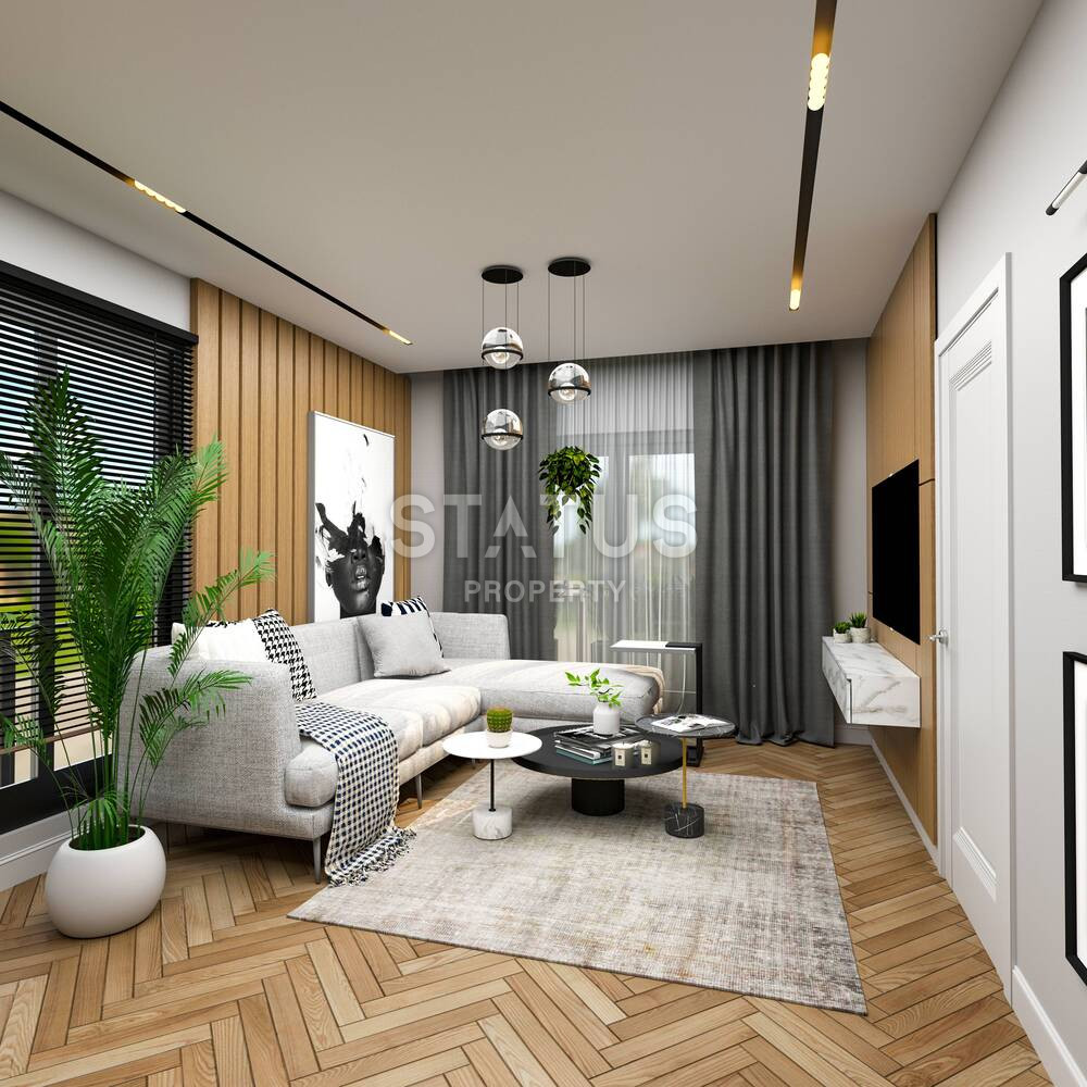 Апартаменты 1+1 в комплексе с инфраструктурой в 400м от моря в Тедже, Мезетли г. Мерсин. 43м2 фото 12