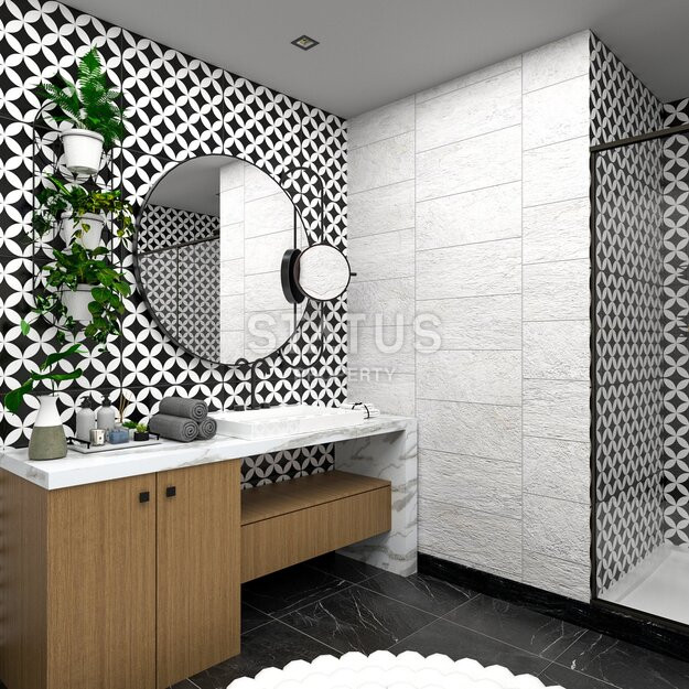 Апартаменты 1+1 в комплексе с инфраструктурой в 400м от моря в Тедже, Мезетли г. Мерсин. 43м2 фото 13