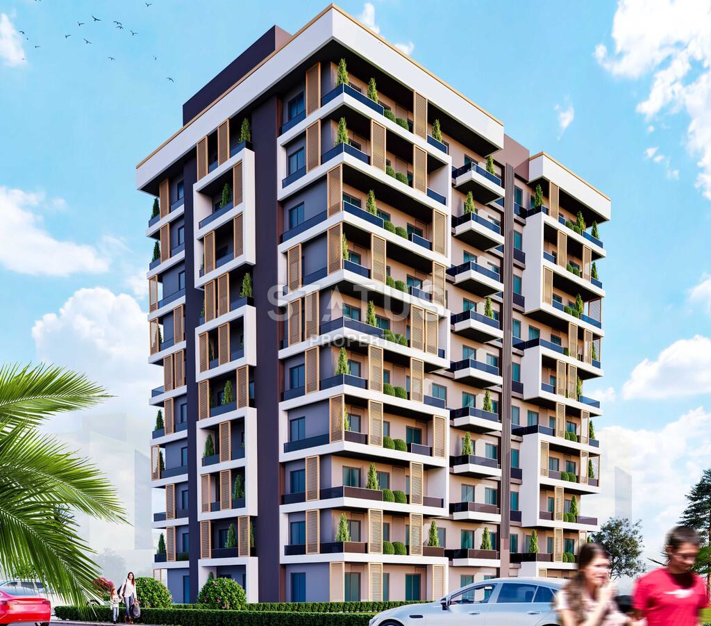 Апартаменты 1+1 в комплексе с инфраструктурой в 400м от моря в Тедже, Мезетли г. Мерсин. 43м2 фото 16