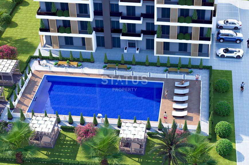 Апартаменты 1+1 в комплексе с инфраструктурой в 400м от моря в Тедже, Мезетли г. Мерсин. 43м2 фото 18