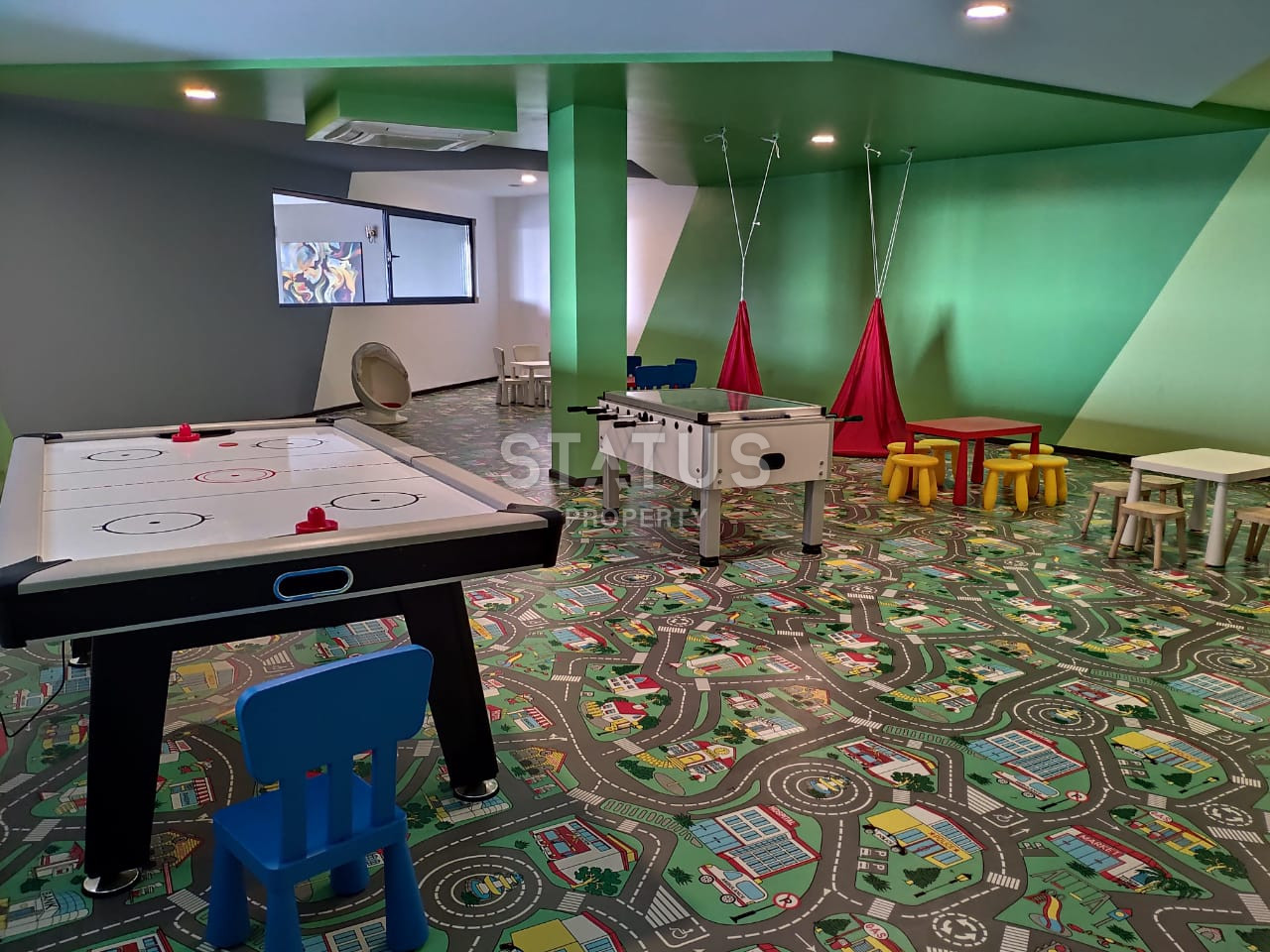 Spacious one-bedroom apartment in a well-known residential complex with full infrastructure in Kargicak. 68m2 фото 37