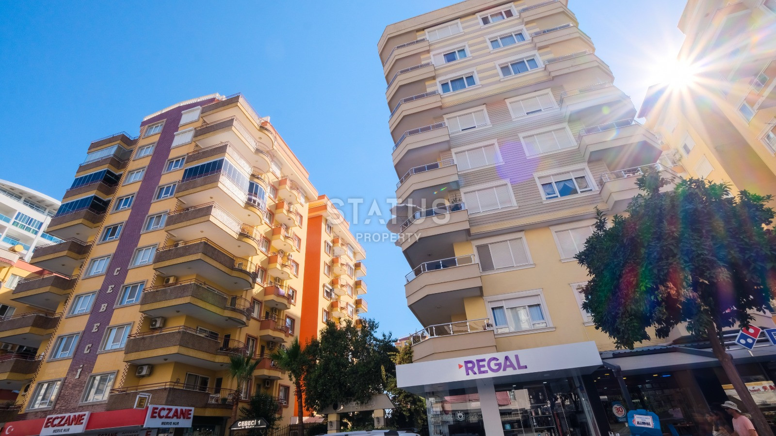 Красивая двухкомнатная квартира под ключ в районе Махмутлар с видом на море и историческую крепость. 120m2. фото 3