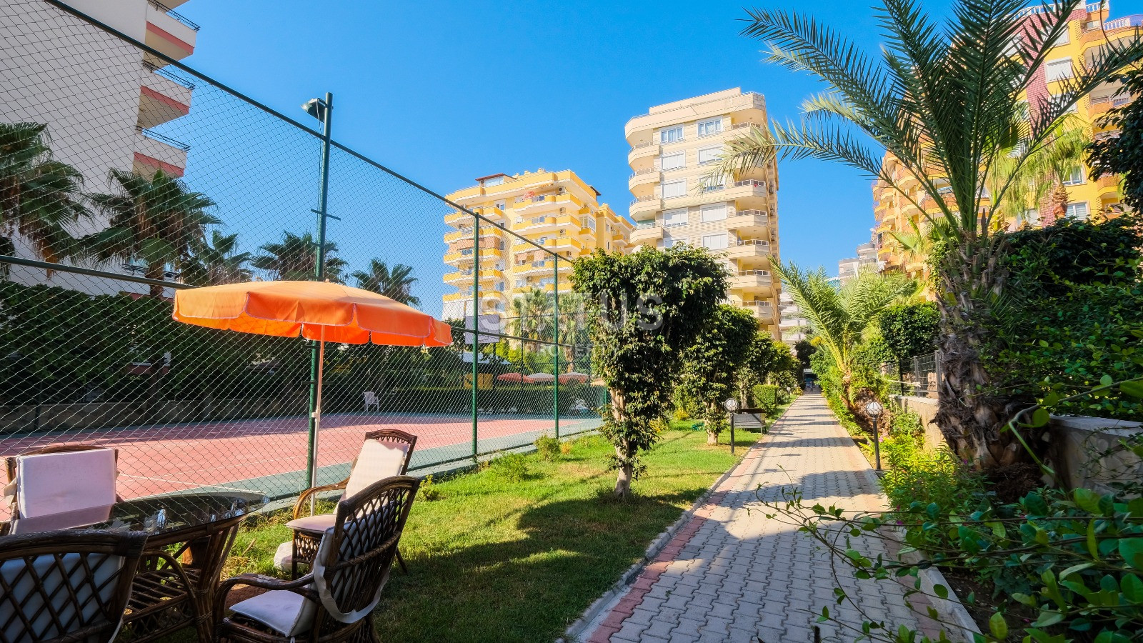 Красивая двухкомнатная квартира под ключ в районе Махмутлар с видом на море и историческую крепость. 120m2. фото 29