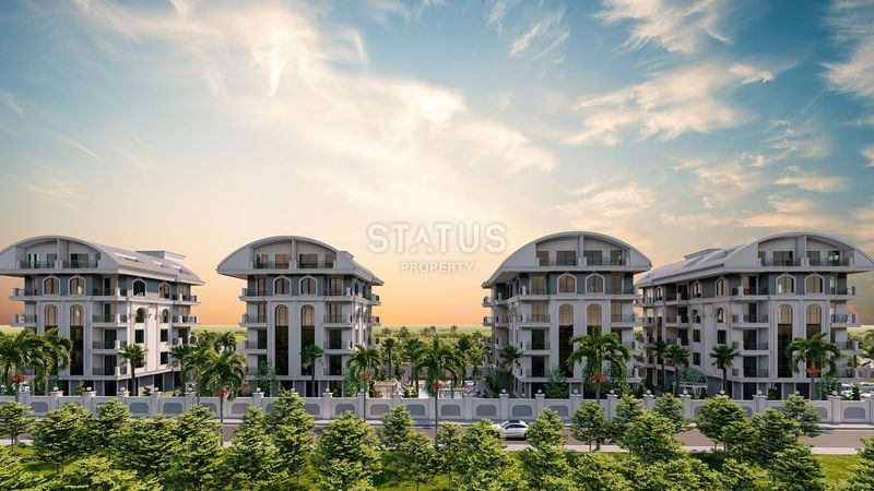 Современный проект с рассрочкой в верхней части района Оба. 52-94м2 фото 1