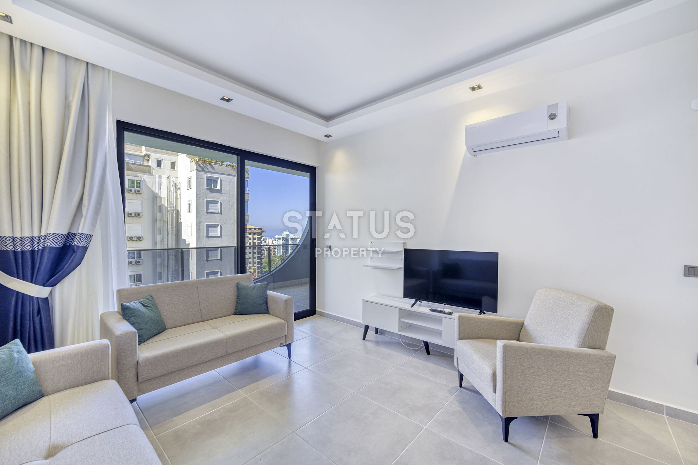 Furnished one-room apartment with sea view 65 M2 фото 5