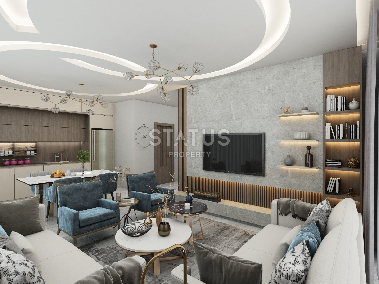 Проект из 4 вилл с интересными ценами в районе Каргыджак. 274м2 фото 23