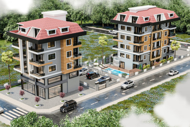 Проект в районе Кестель в 250 метрах от моря, 58-75 м2 фото 1