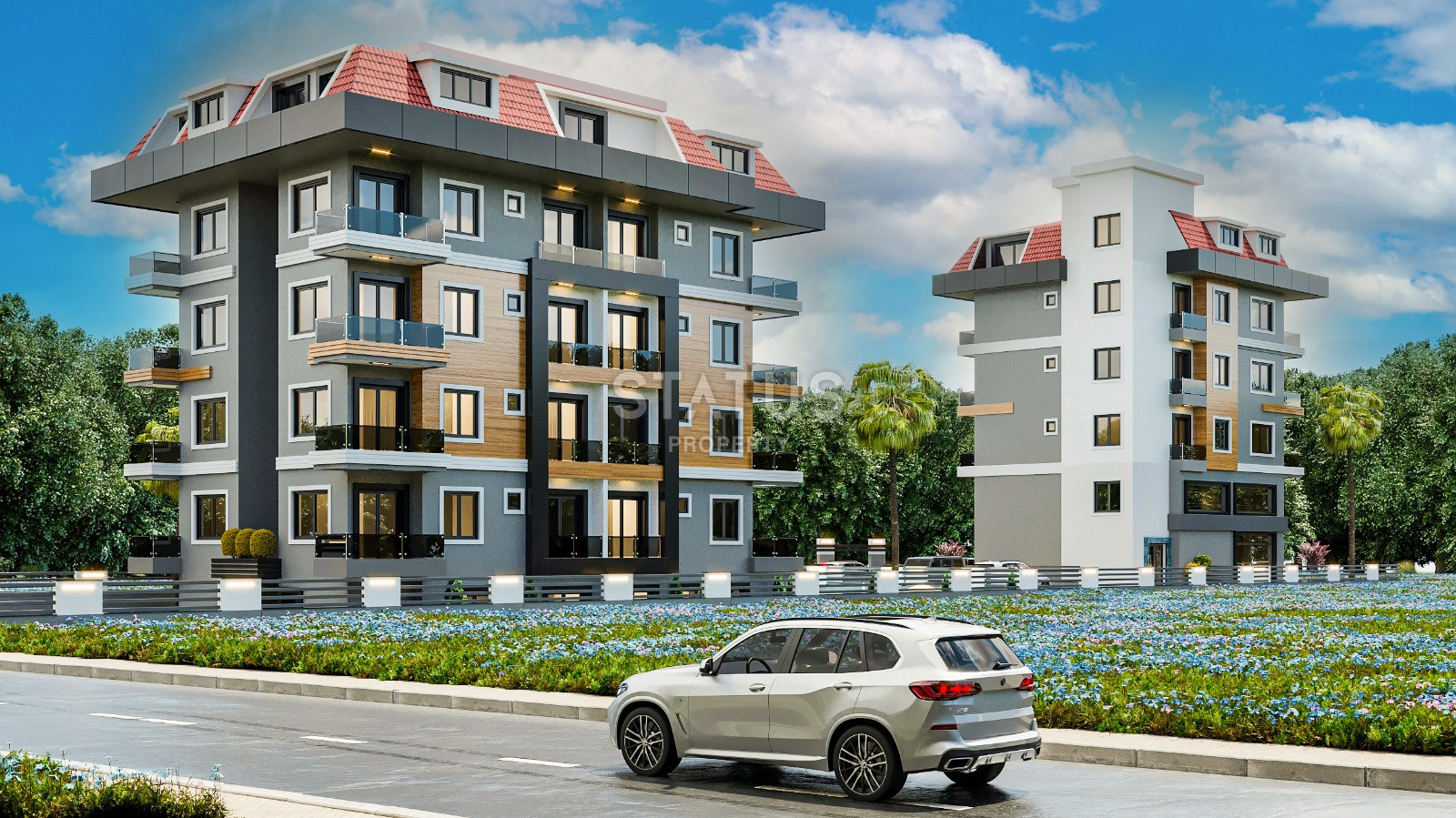 Проект в районе Кестель в 250 метрах от моря, 58-75 м2 фото 2