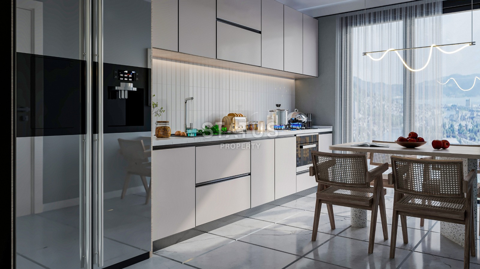 Проект в районе Кестель в 250 метрах от моря, 58-75 м2 фото 7