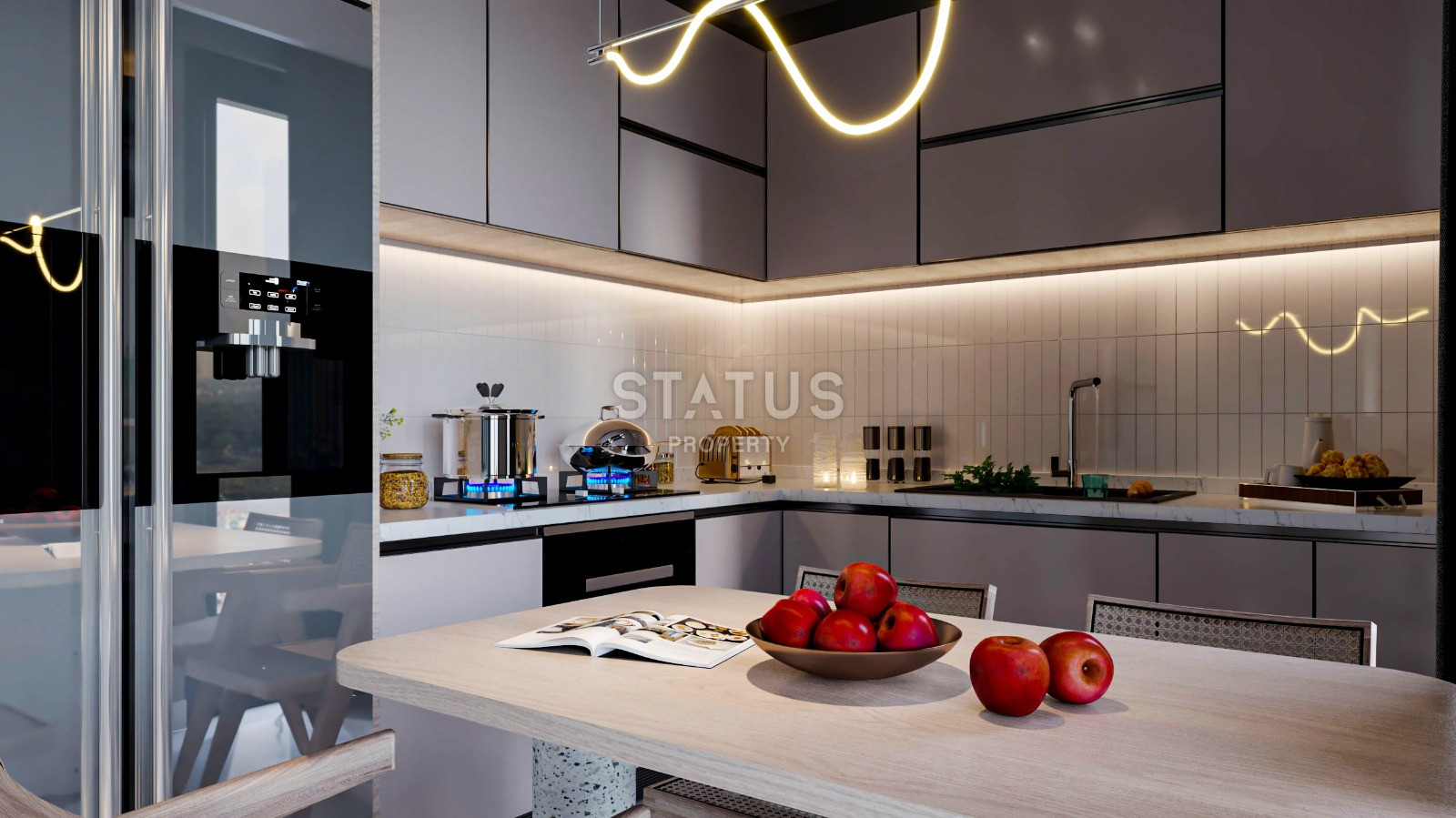 Проект в районе Кестель в 250 метрах от моря, 58-75 м2 фото 8