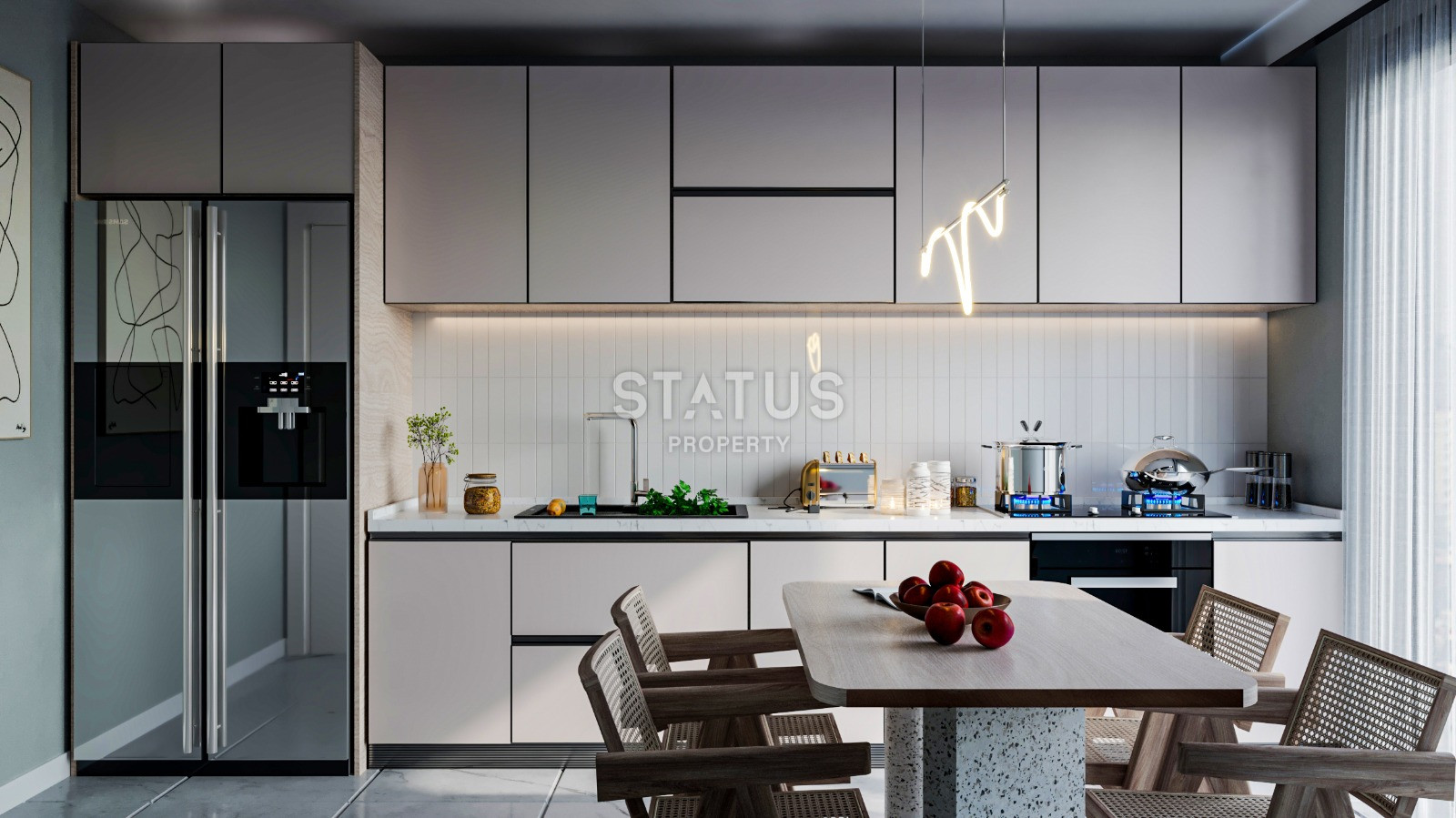 Проект в районе Кестель в 250 метрах от моря, 58-75 м2 фото 11