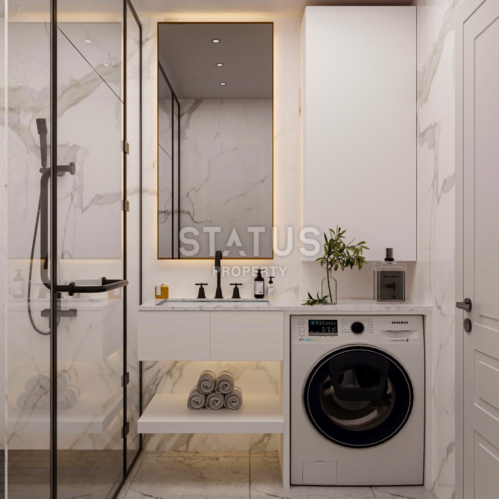 Проект в районе Кестель в 250 метрах от моря, 58-75 м2 фото 15