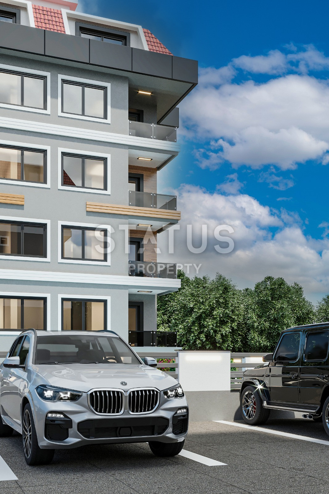 Проект в районе Кестель в 250 метрах от моря, 58-75 м2 фото 21