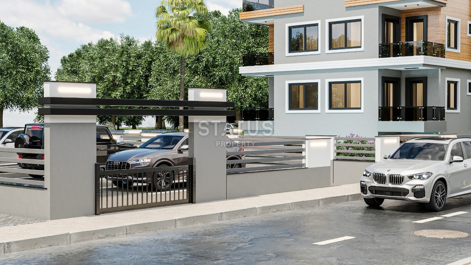 Проект в районе Кестель в 250 метрах от моря, 58-75 м2 фото 22