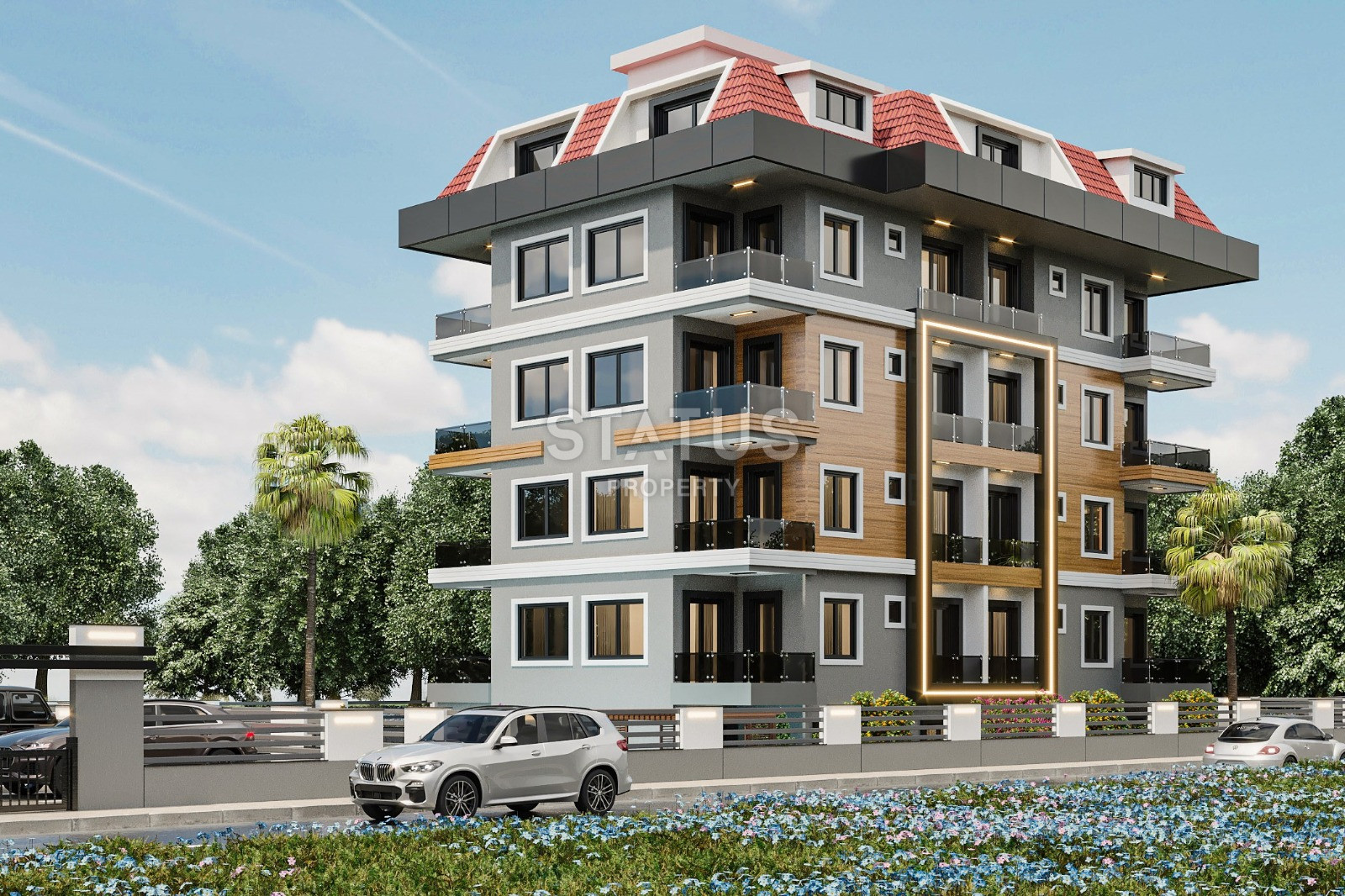 Проект в районе Кестель в 250 метрах от моря, 58-75 м2 фото 25