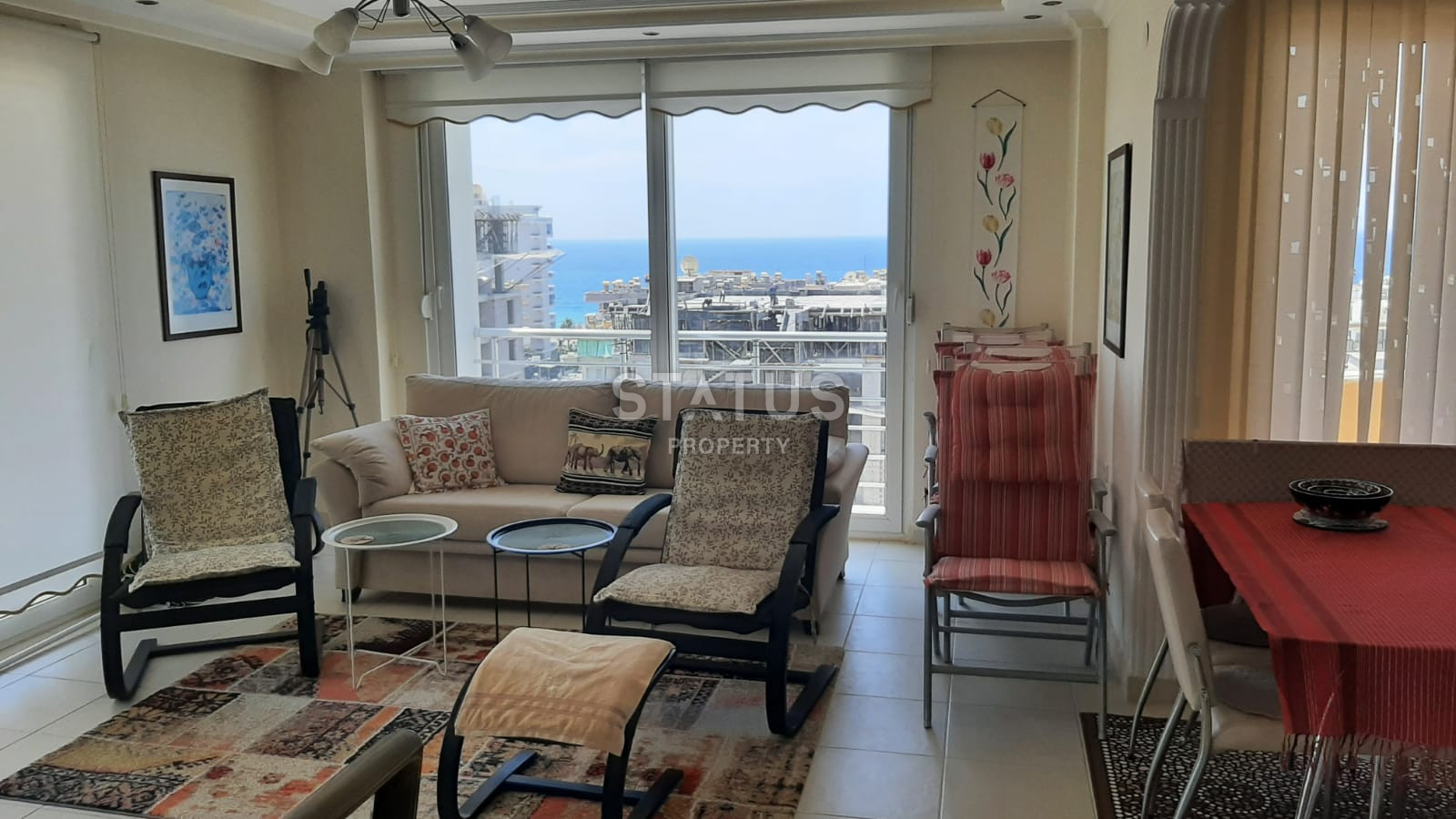 Двухкомнатная квартира с видом на море и горы в районе Махмутлар, 125м2 фото 10