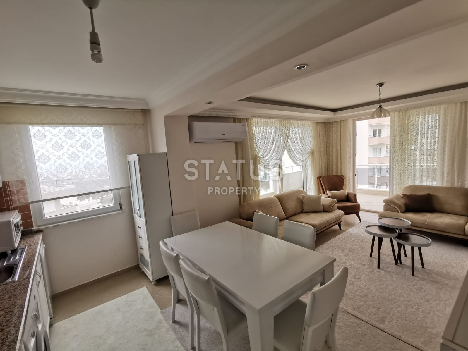 Трехкомнатная квартира в районе Махмутлар 115 м2 фото 17