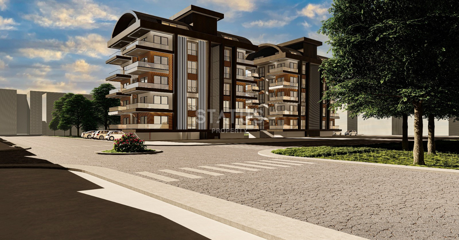 Отличный проект с хорошей локацией в Махмутларе, 600м от моря. 53м2 – 169м2 фото 3