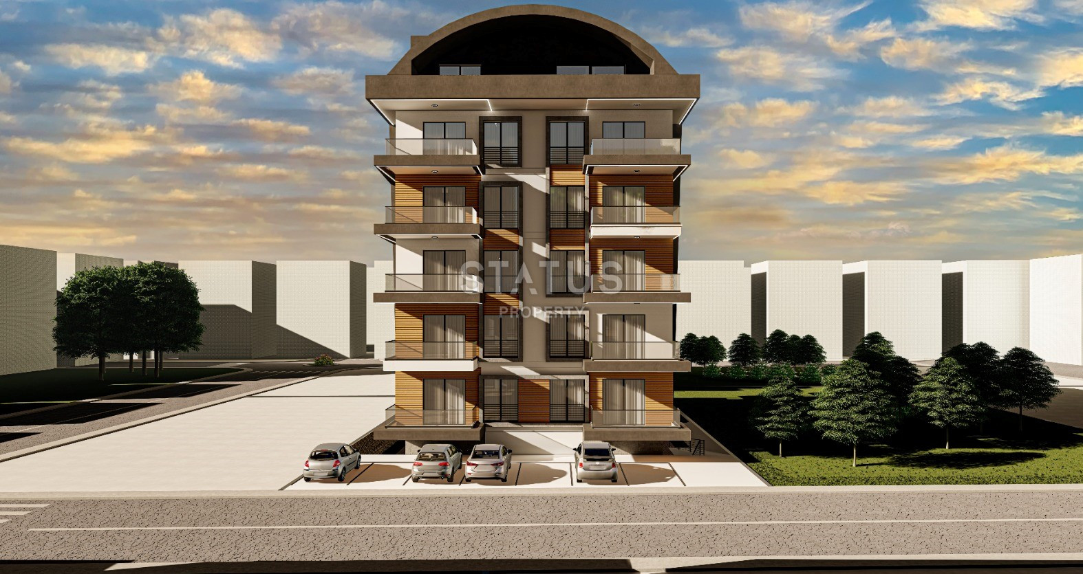 Отличный проект с хорошей локацией в Махмутларе, 600м от моря. 53м2 – 169м2 фото 5