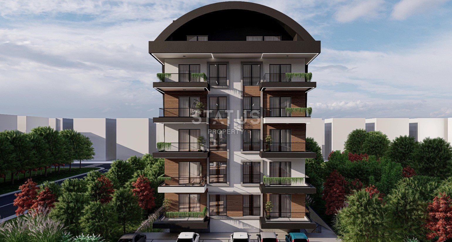 Отличный проект с хорошей локацией в Махмутларе, 600м от моря. 53м2 – 169м2 фото 9