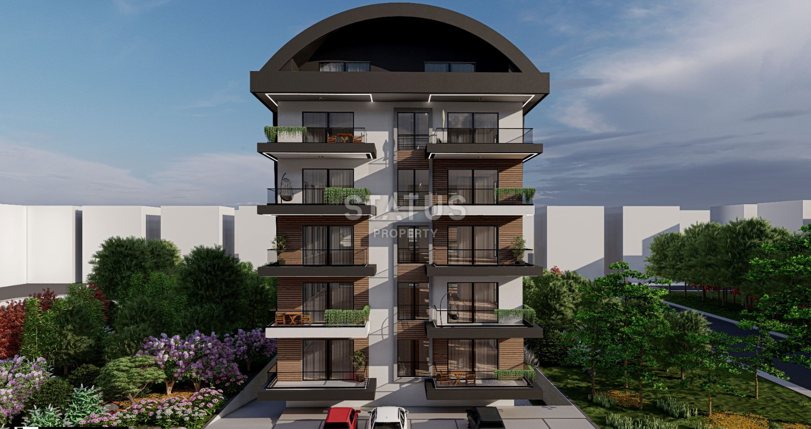 Отличный проект с хорошей локацией в Махмутларе, 600м от моря. 53м2 – 169м2 фото 10