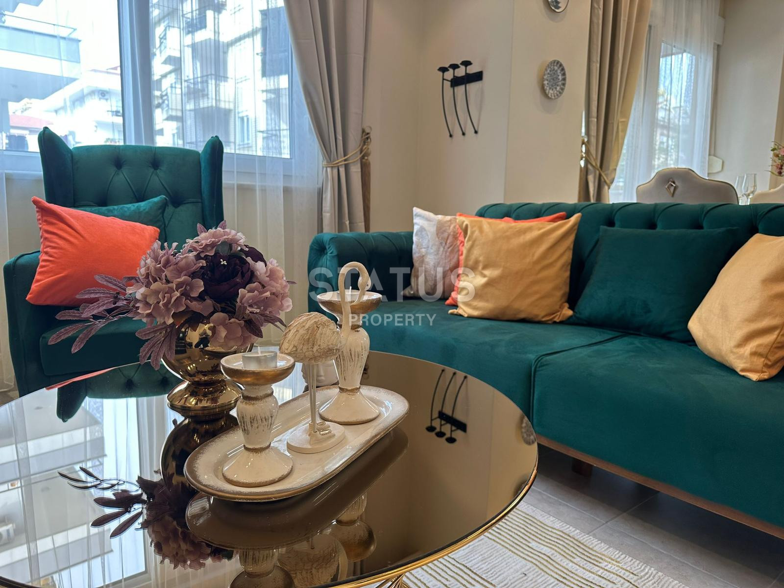 Cozy furnished three-room apartment in Oba фото 3