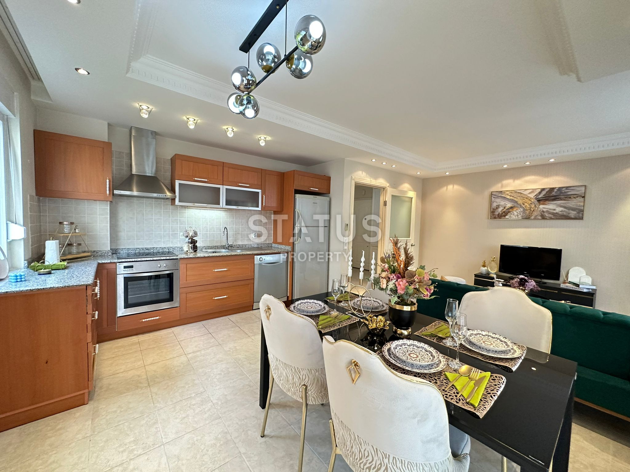 Cozy furnished three-room apartment in Oba фото 4