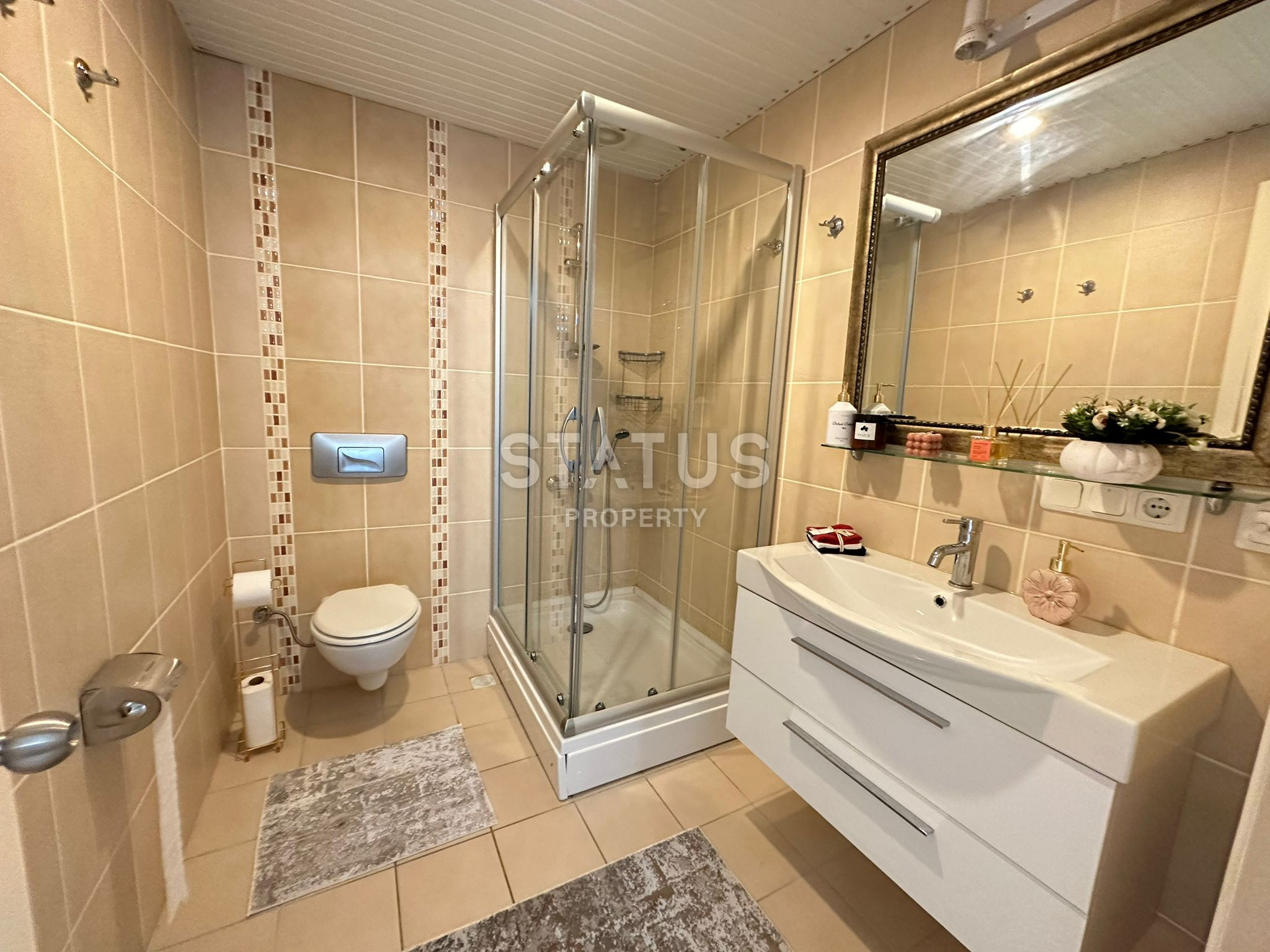 Cozy furnished three-room apartment in Oba фото 8