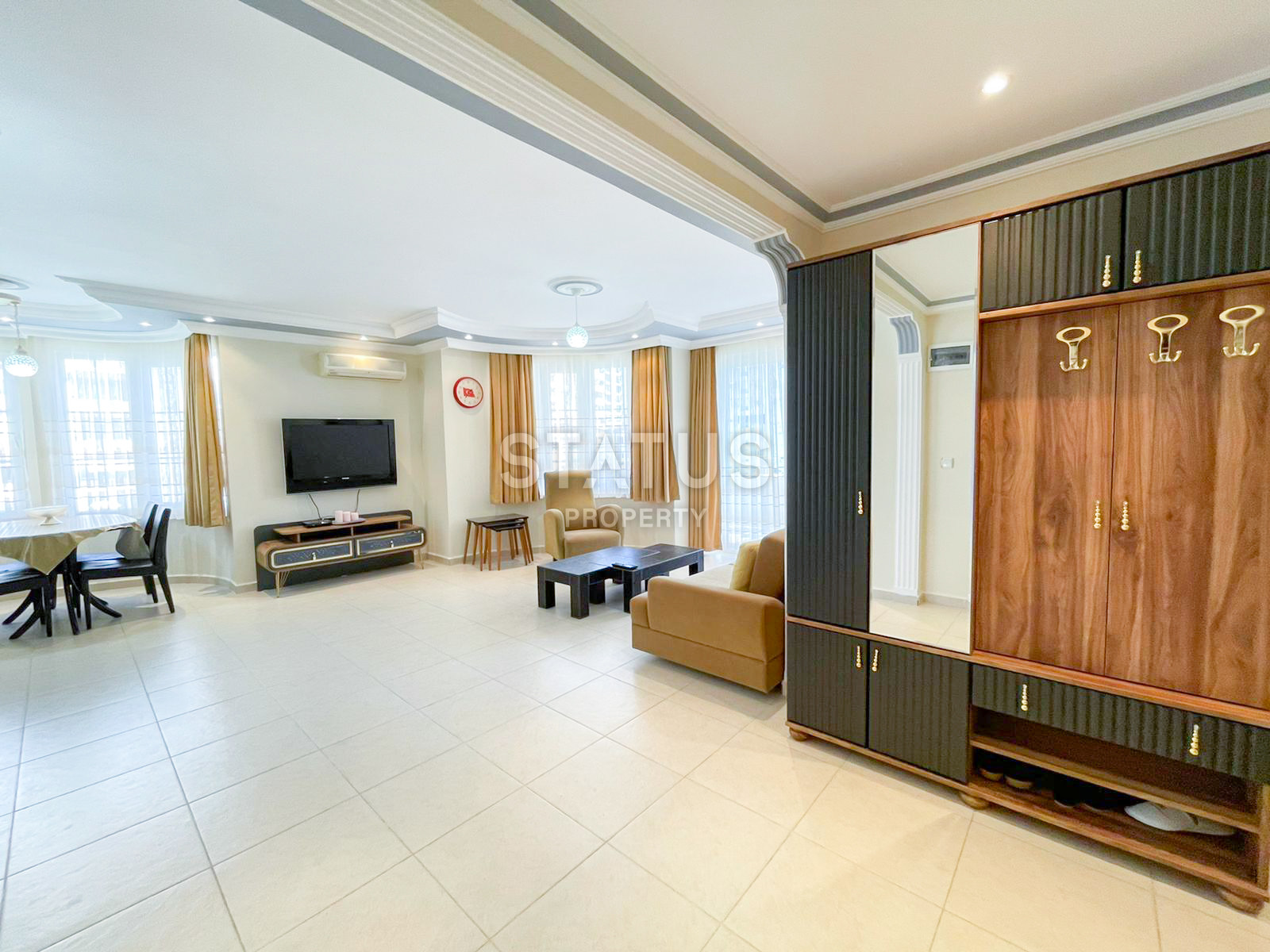 Апартаменты в 350 метрах от Средиземного моря в р-н Махмутлар. 120м2. фото 5