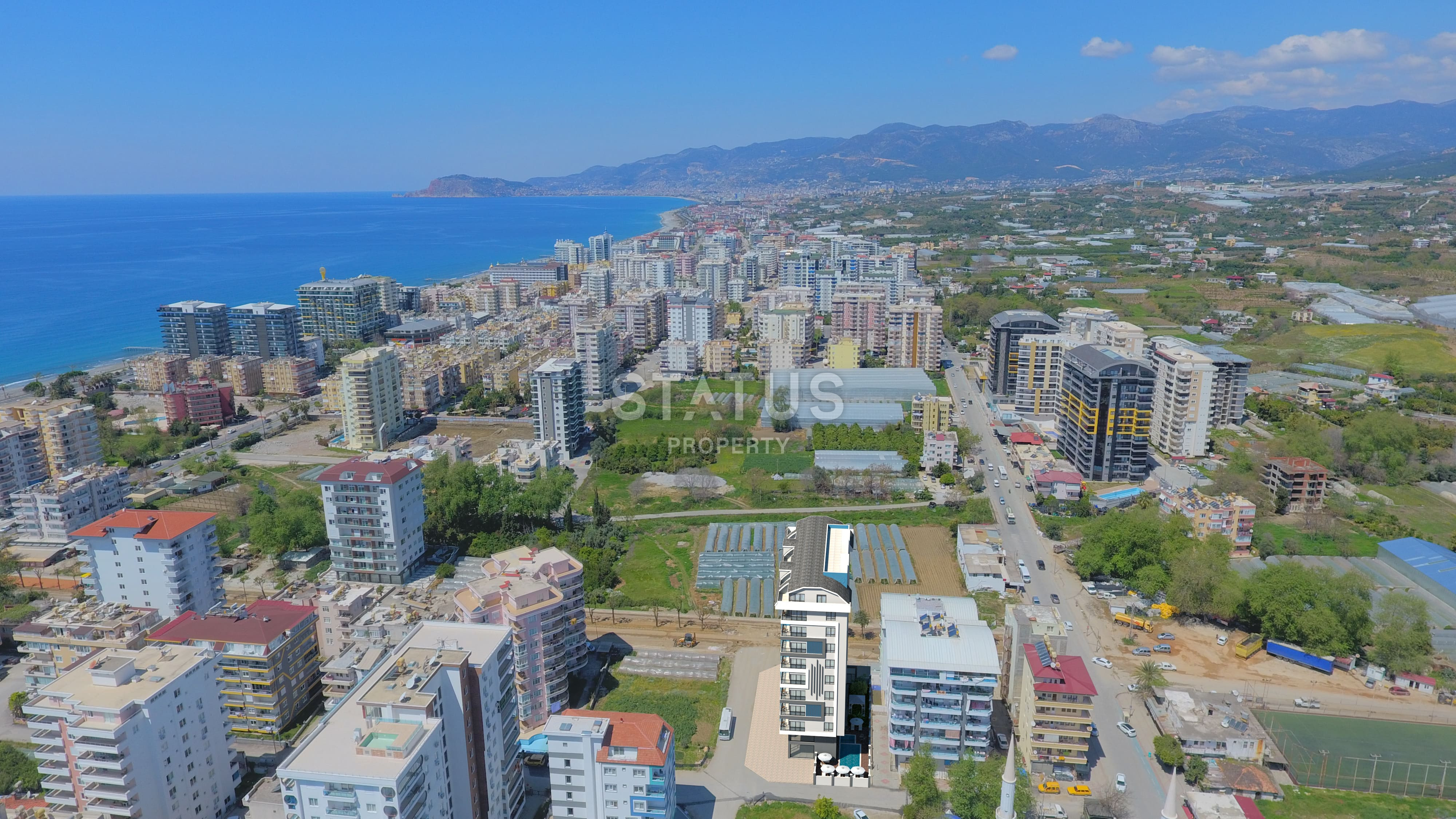 Двухкомнатная квартира на этапе пред сдаче в 400м от моря в Махмутларе. 60м2 фото 4