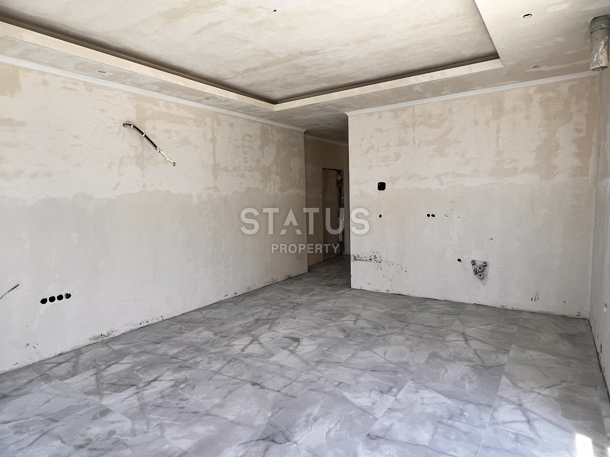 Двухкомнатная квартира на этапе пред сдаче в 400м от моря в Махмутларе. 60м2 фото 20