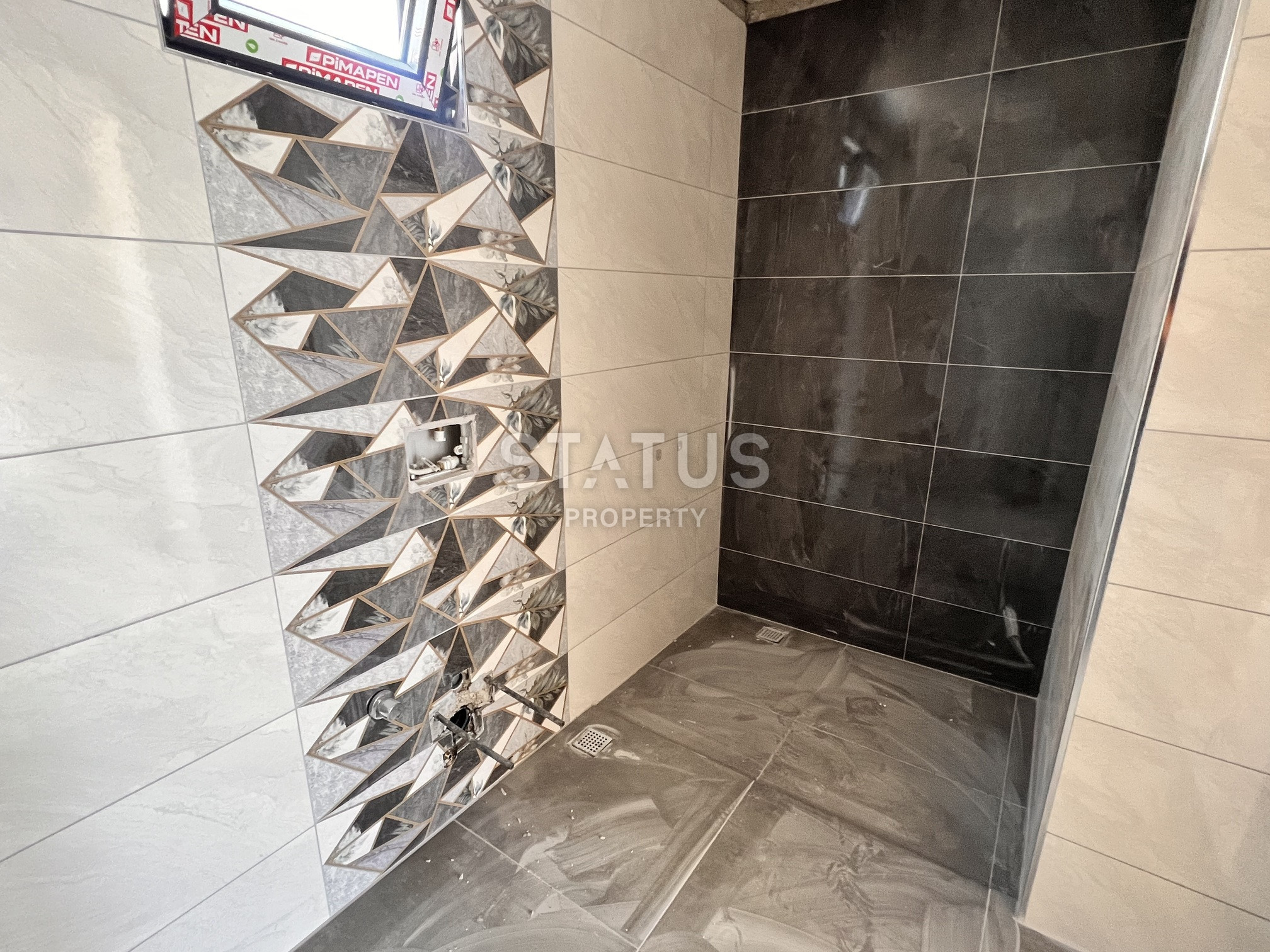 Двухкомнатная квартира на этапе пред сдаче в 400м от моря в Махмутларе. 60м2 фото 27