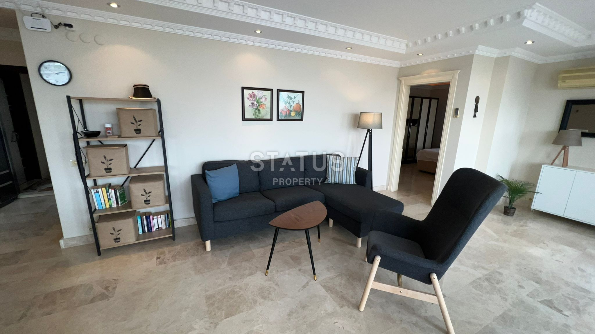 Design apartment 2+1 with stunning views of the city and the sea in the Cikcilli area, 110 m2 фото 4