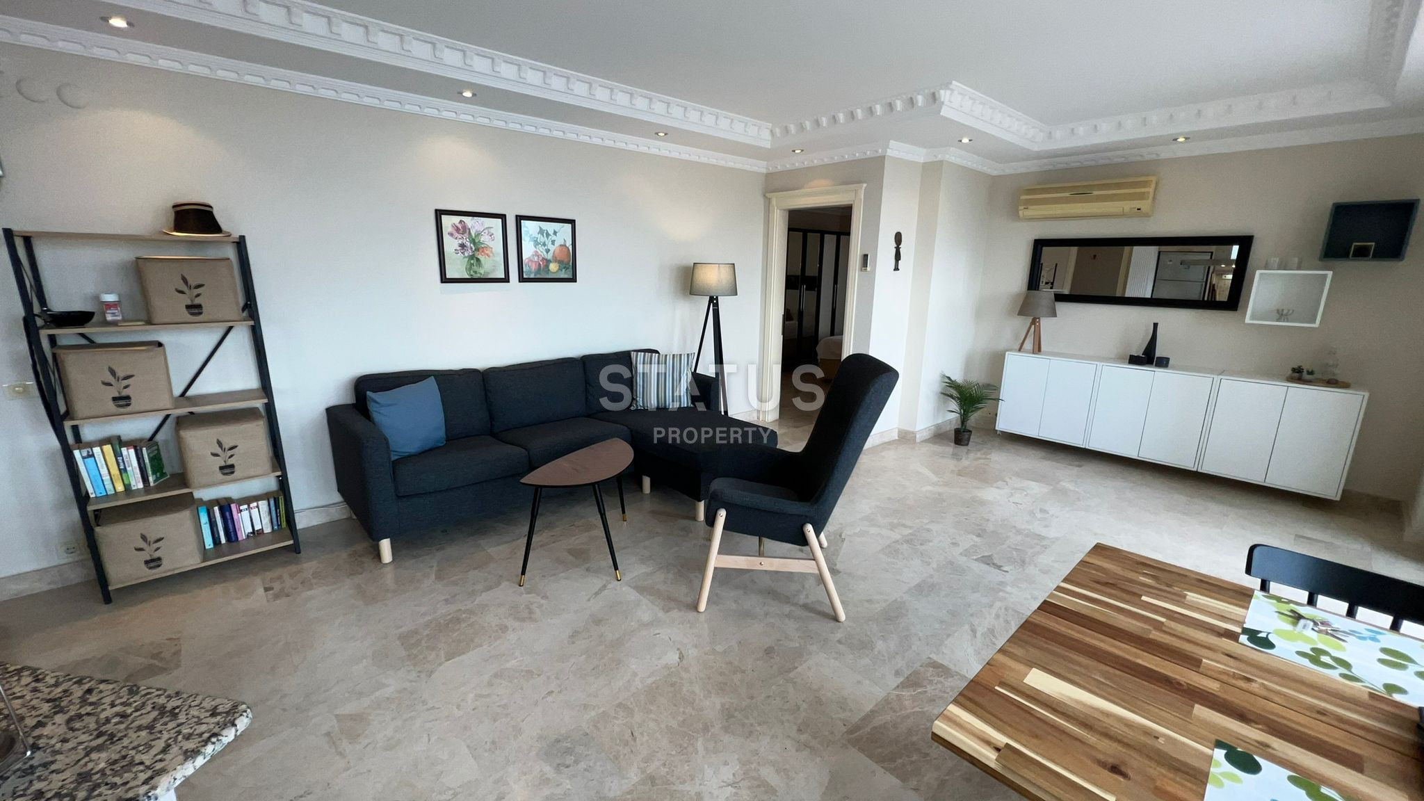 Design apartment 2+1 with stunning views of the city and the sea in the Cikcilli area, 110 m2 фото 6