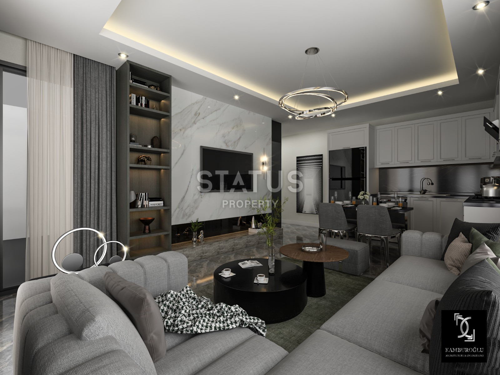 Два современных комплекса премиум класса в центре Аланьи. 67-212м2. фото 19