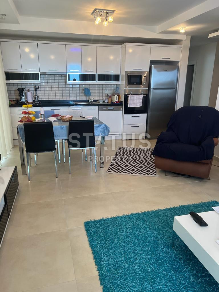 Spacious furnished three-room apartment with sea view in Cikcili.120m2 фото 5