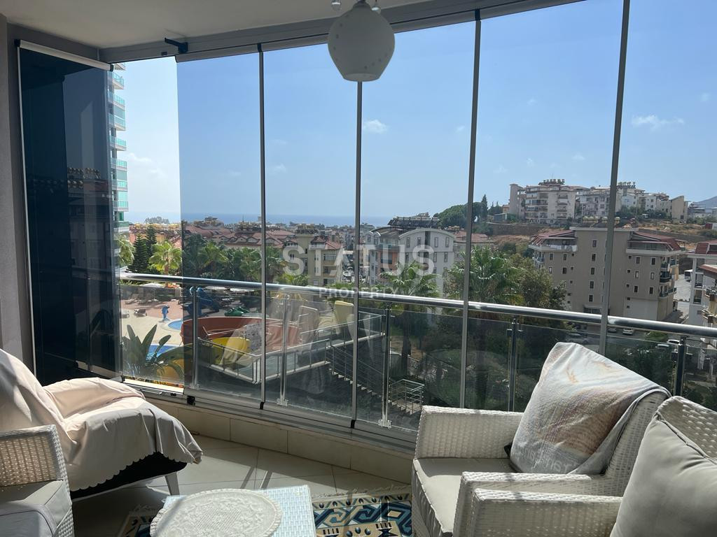 Spacious furnished three-room apartment with sea view in Cikcili.120m2 фото 14