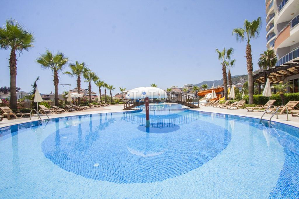 Spacious furnished three-room apartment with sea view in Cikcili.120m2 фото 16