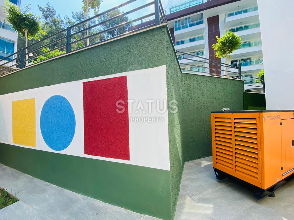 Three-room furnished apartment 200m from the sea in a boutique complex in Kargicak. 85m2 фото 13