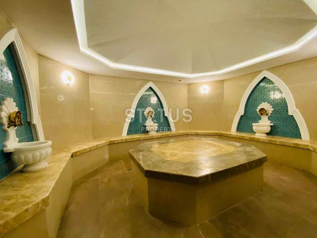 Three-room furnished apartment 200m from the sea in a boutique complex in Kargicak. 85m2 фото 16