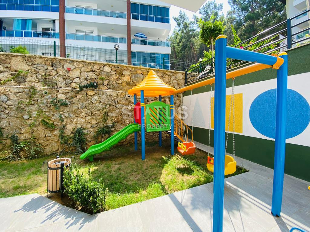 Three-room furnished apartment 200m from the sea in a boutique complex in Kargicak. 85m2 фото 17