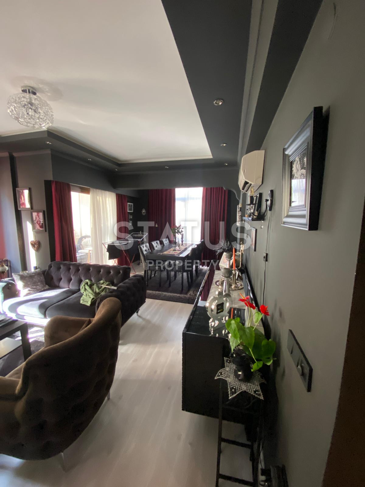 Stylized three-room furnished apartment in Oba, 150 m2 фото 14