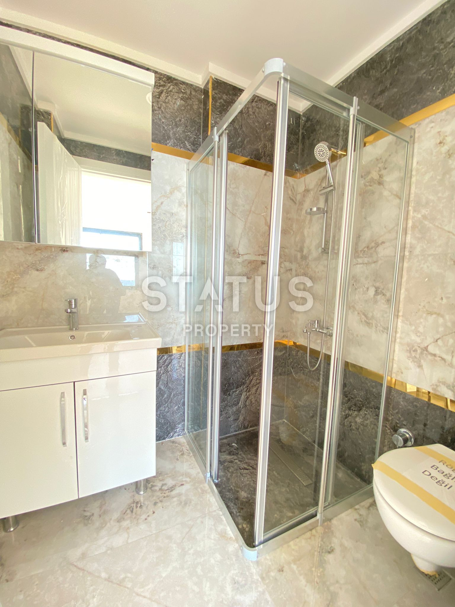 Трёхкомнатная квартира с видом на море в районе Махмутлар. 120м2 фото 4