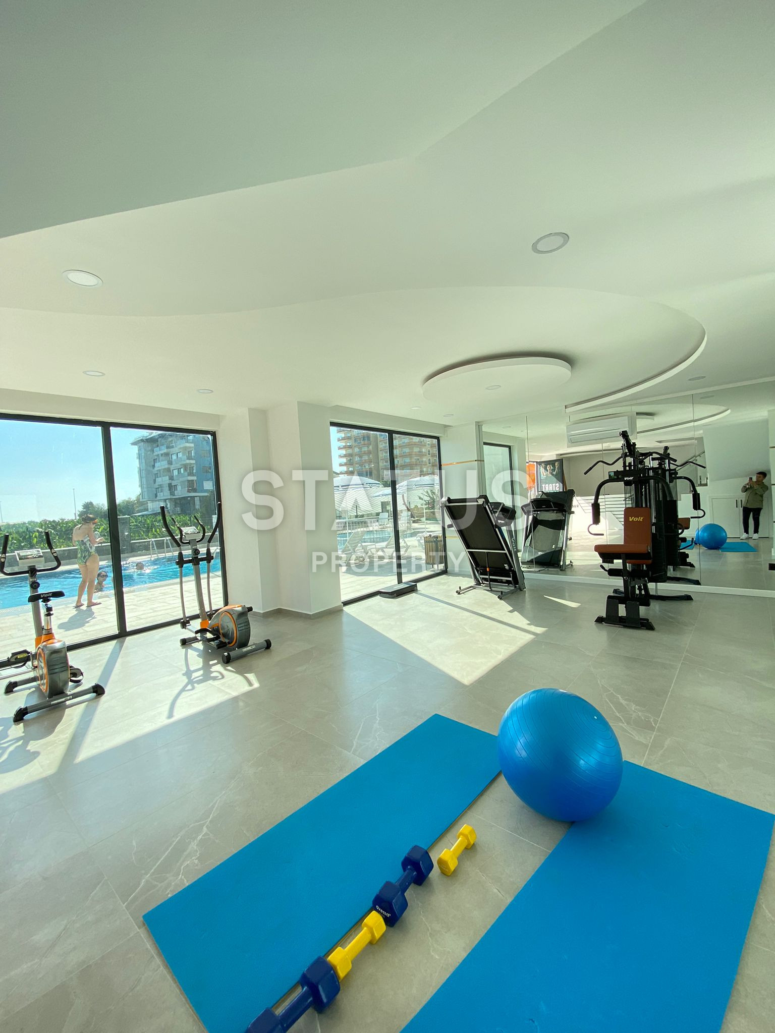 Трёхкомнатная квартира с видом на море в районе Махмутлар. 120м2 фото 14