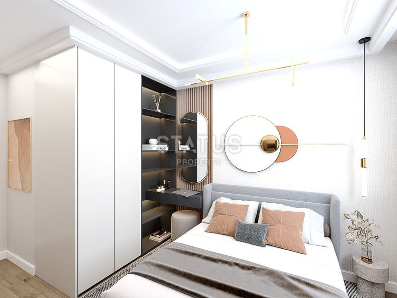 Modern project in the center of Demirtas area with sea view.52-118m2 фото 11