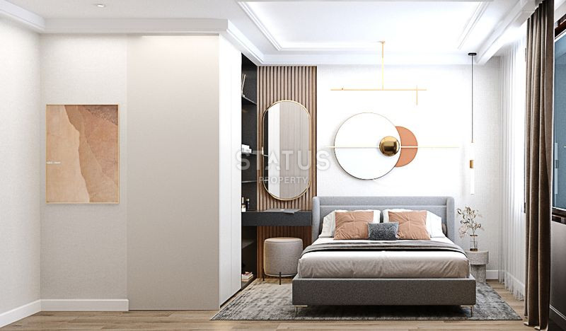 Modern project in the center of Demirtas area with sea view.52-118m2 фото 13