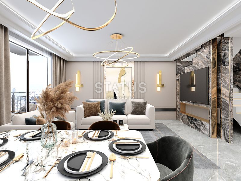 Modern project in the center of Demirtas area with sea view.52-118m2 фото 25