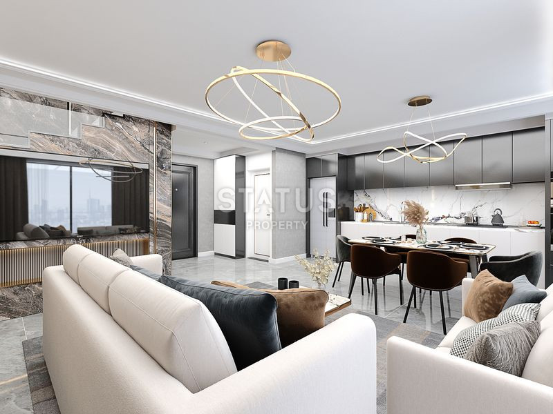 Modern project in the center of Demirtas area with sea view.52-118m2 фото 26